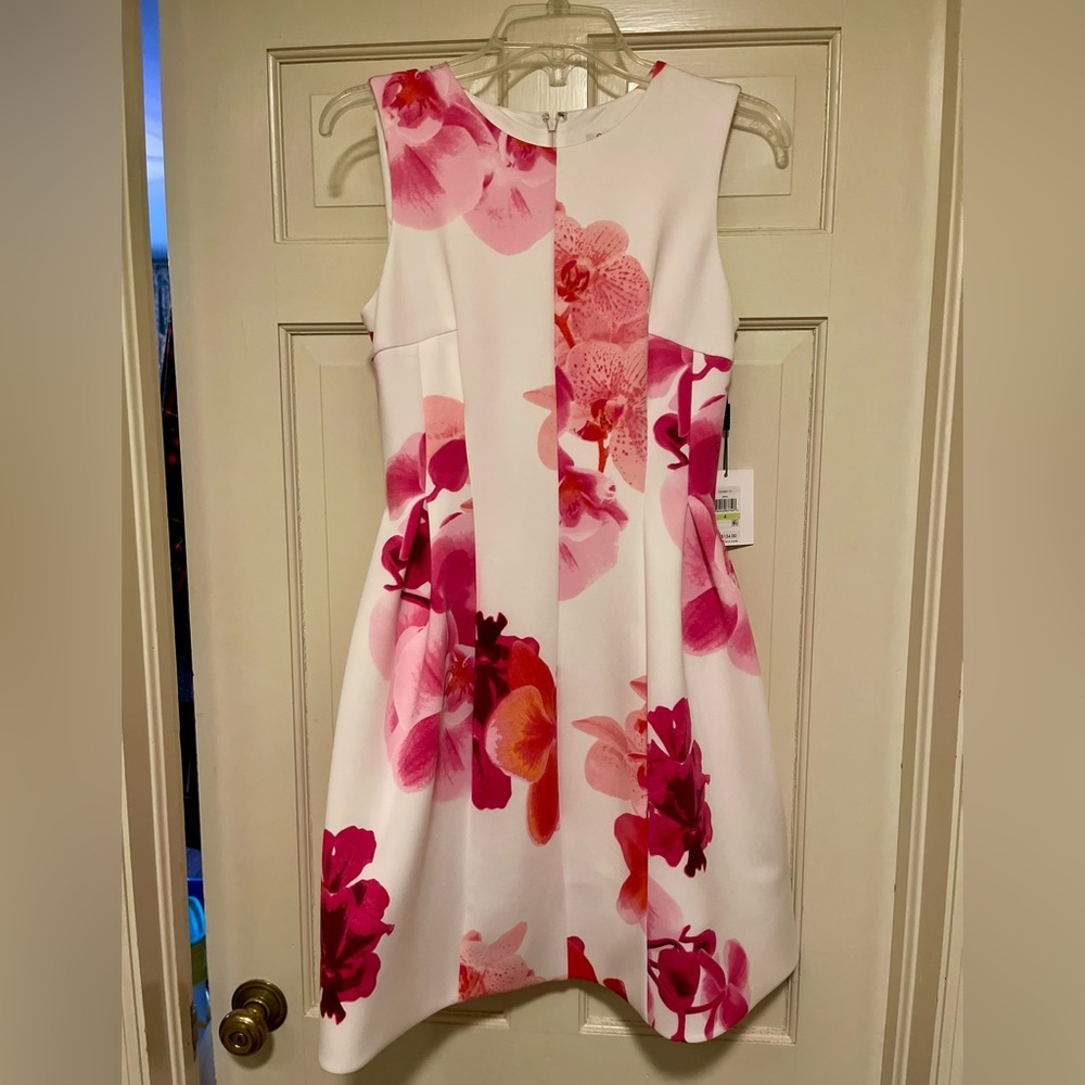 Beautiful Floral Calvin Klein Dress Size 4